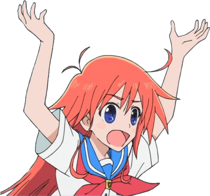 Post - Flip Flappers Flip Flops (687x663), Png Download