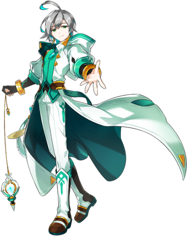 Ainportrait2 - Ain Elsword (450x491), Png Download