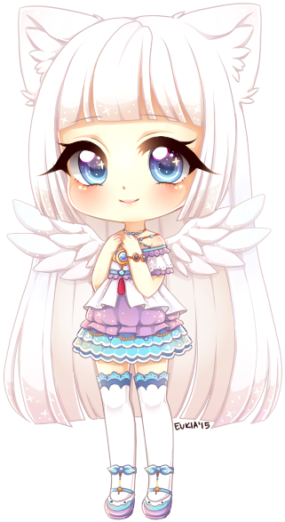 Moon-buni By Eukia - Menina Fotos De Unicórnio (350x600), Png Download