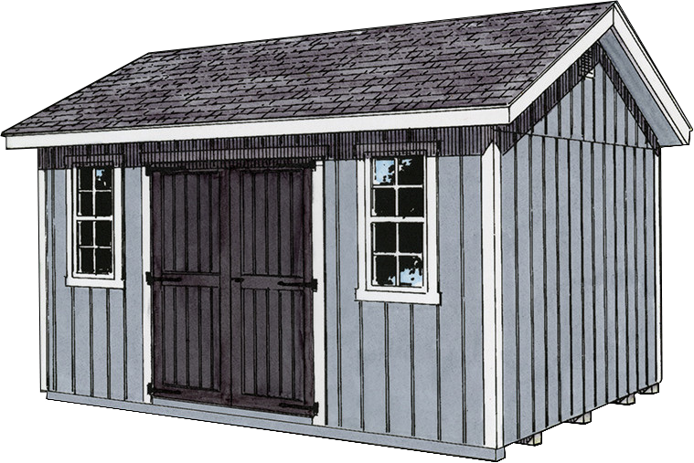 Custom Storage Sheds Denver,big Shed Plans,garage Designs - The Shed Yard (759x507), Png Download