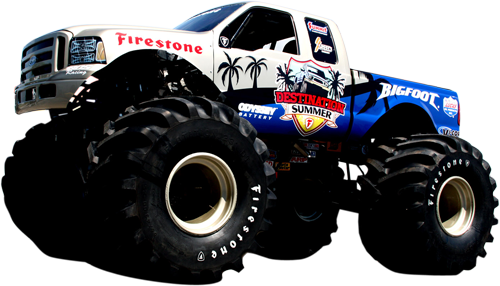 Monster Truck Png (500x286), Png Download