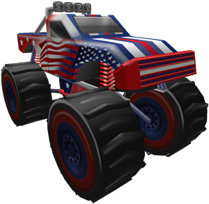 Patriot's Monster Truck - Roblox Monster Truck Png (420x420), Png Download