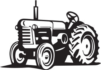 Tractor Drawing Antique - Tractor Clipart (617x569), Png Download