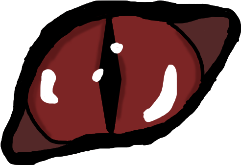 Snake Eye Png (614x438), Png Download