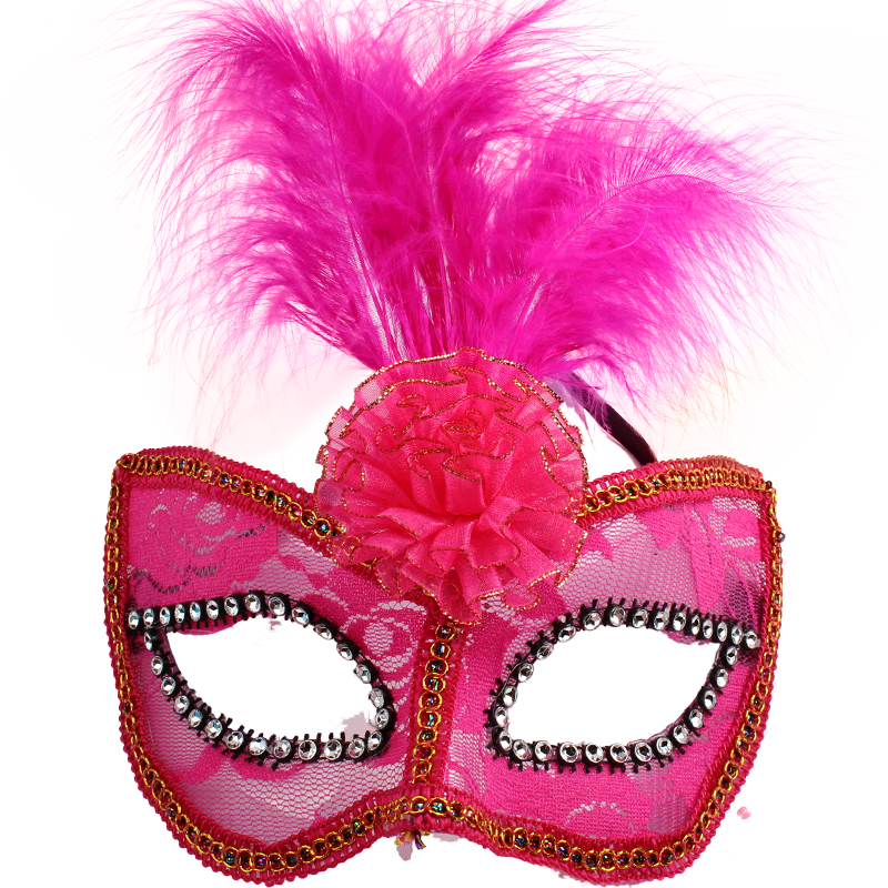 Halloween Mask Female Masquerade Party Children's Lace - Mask (800x800), Png Download