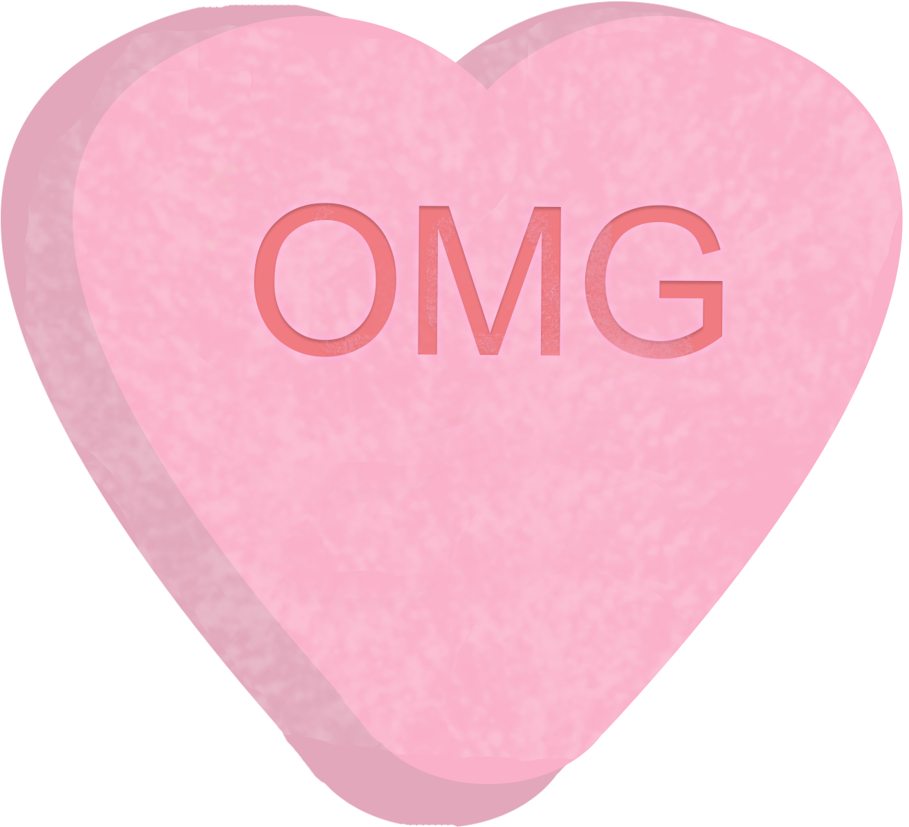 Candy Hearts Png Svg Library - Heart (1800x1800), Png Download
