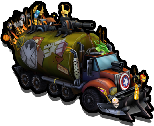 Post-apocalyptic Monster Truck - Fandom (552x760), Png Download