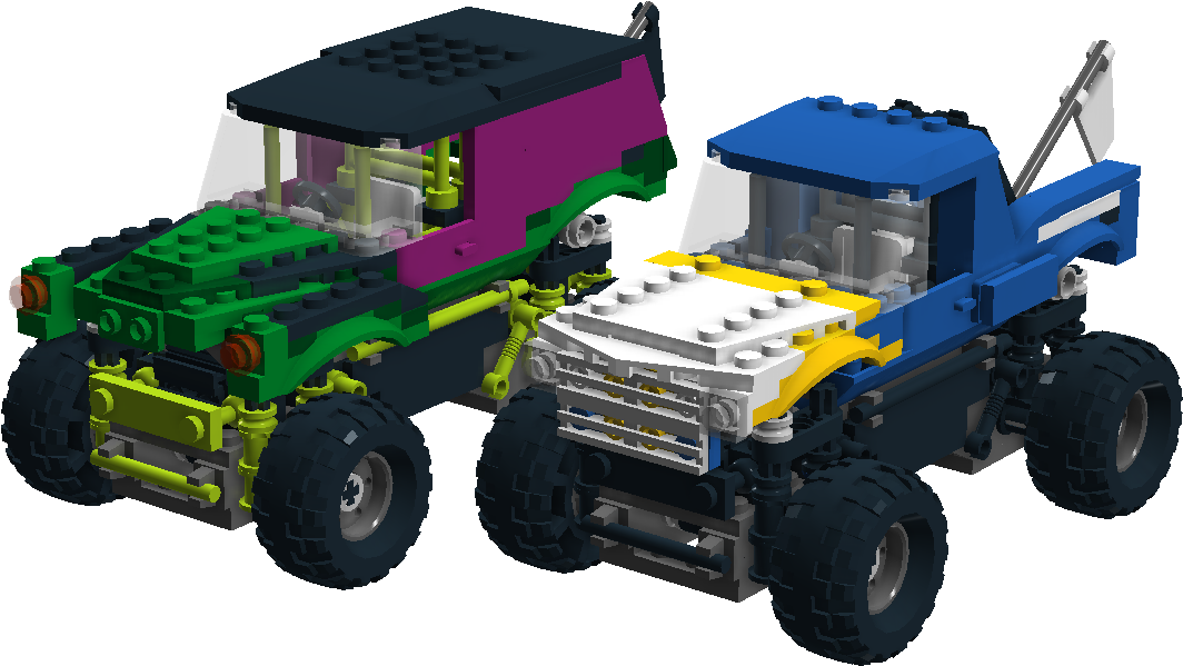 Monster Trucks - Car (1361x753), Png Download