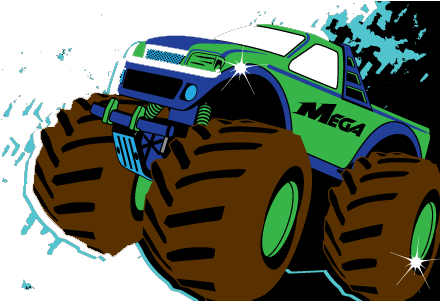 Mega Monster Truck Tour - Monster Truck (449x300), Png Download