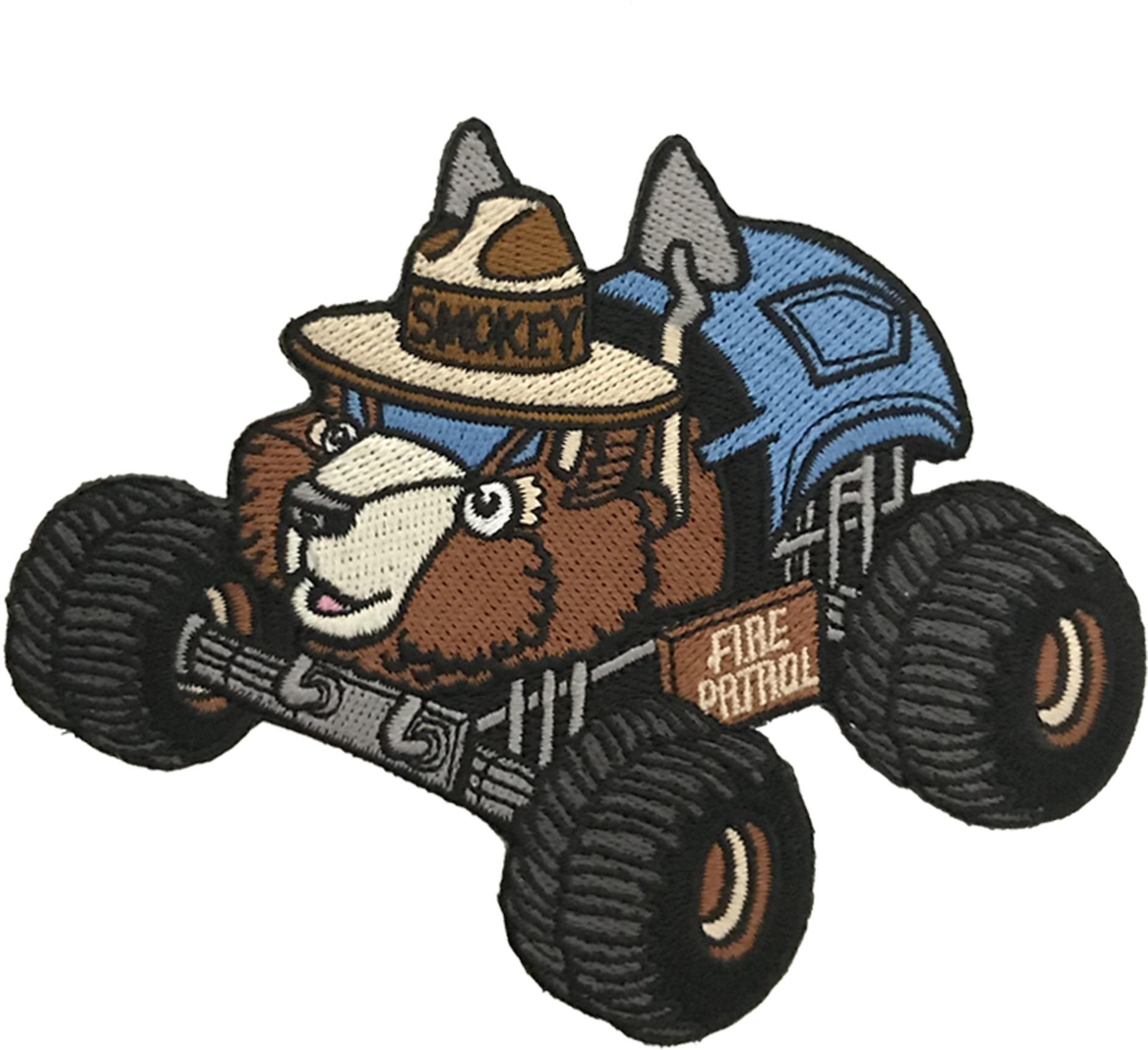 Smokey Bear Monster Truck - Monster Truck (2000x2000), Png Download