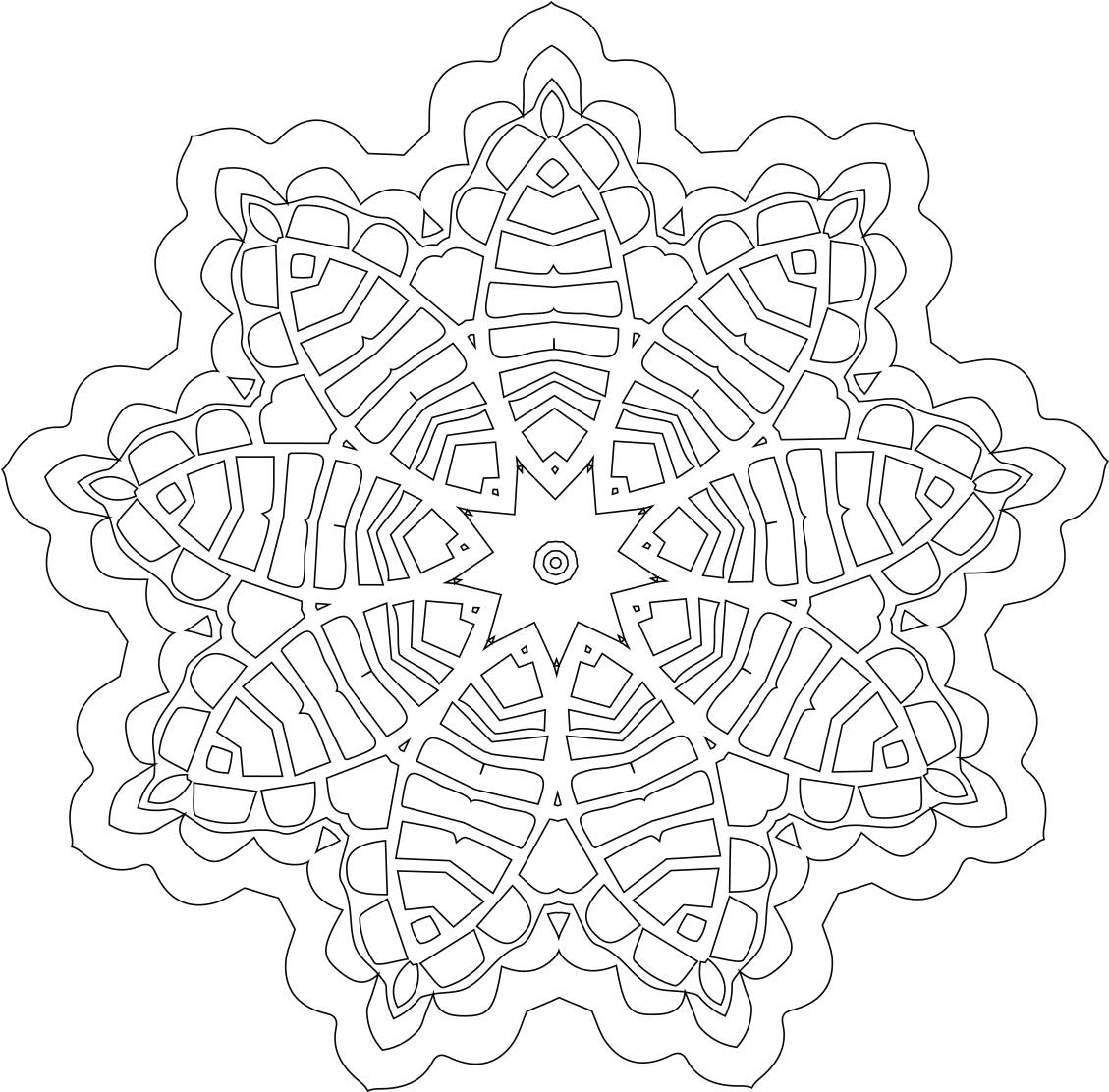 White Mandala Png Transparent (1200x1200), Png Download