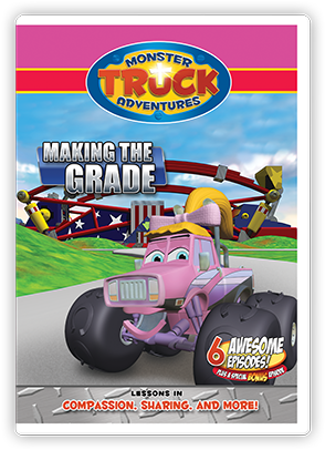 Monster Truck Adventures: Making The Grade [dvd] (350x450), Png Download