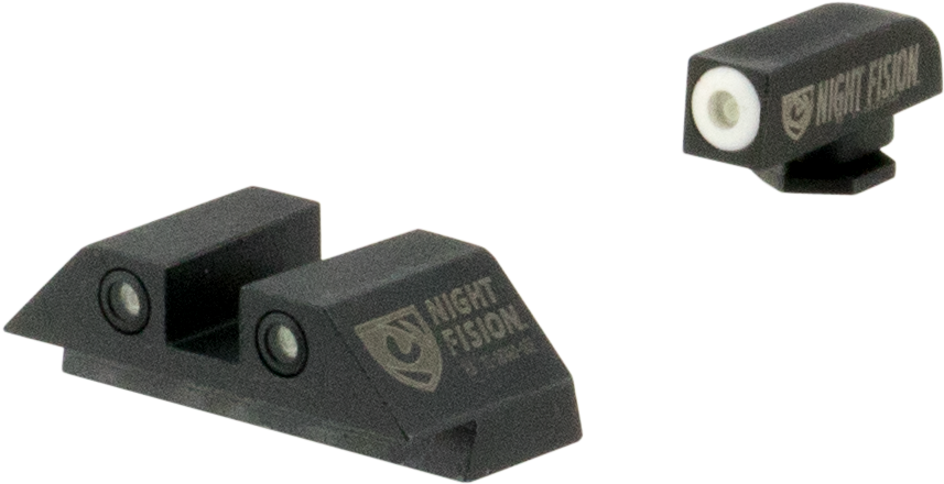 Night Fision Glk00303wgwg Night Sight Set Square Glock - Weapon (902x471), Png Download