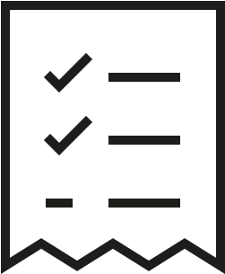 Checklists - Line Art (510x510), Png Download