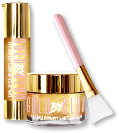 24k Gold Glow Duo Facial Kit - Facial (600x600), Png Download