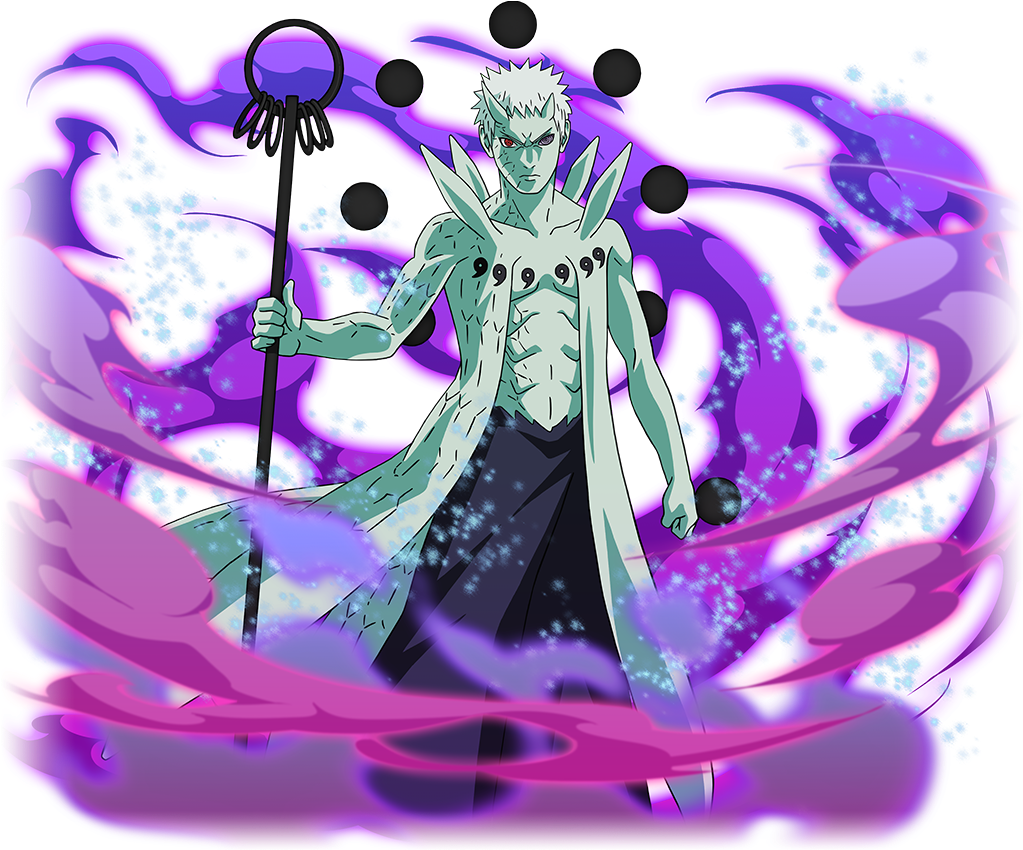 Rikudo Obito Artwork (transparent)pic (1024x1024), Png Download
