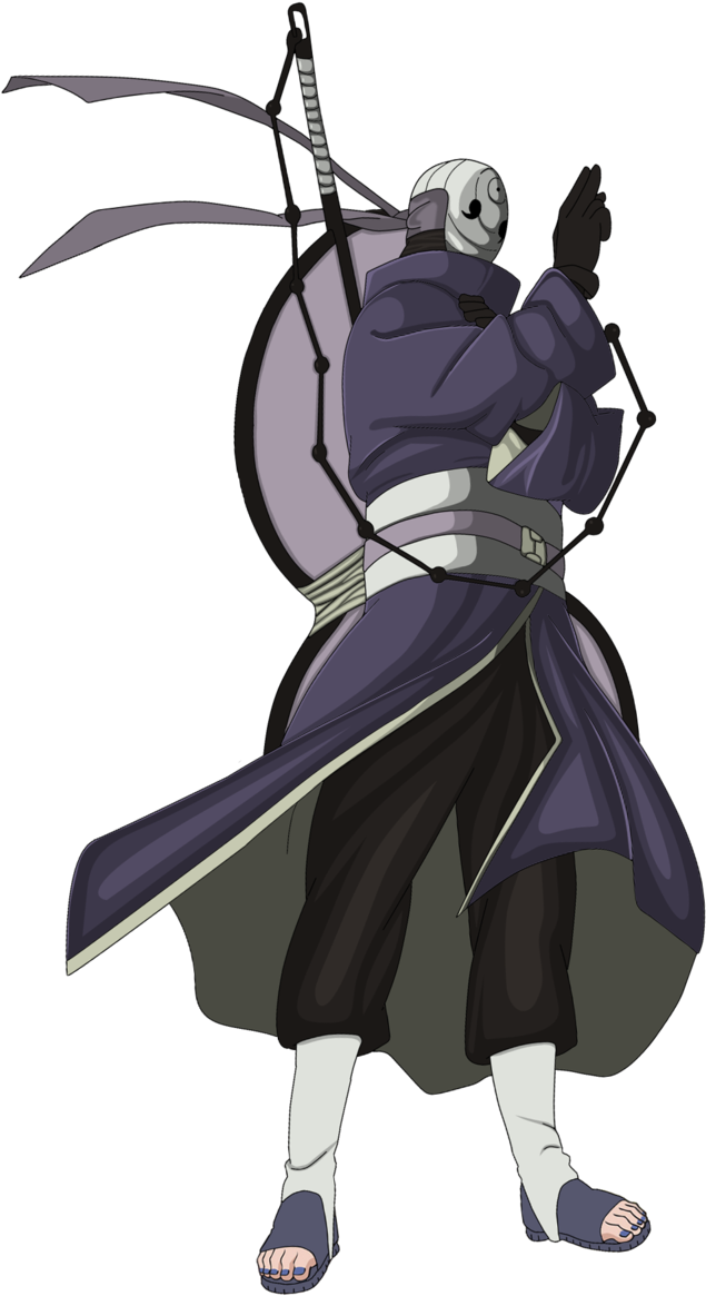 Galan And Merascylla - Obito White Mask Png (663x1204), Png Download