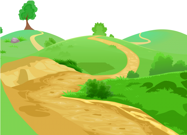 Path Clipart Small Road - Pathway Clipart (640x480), Png Download