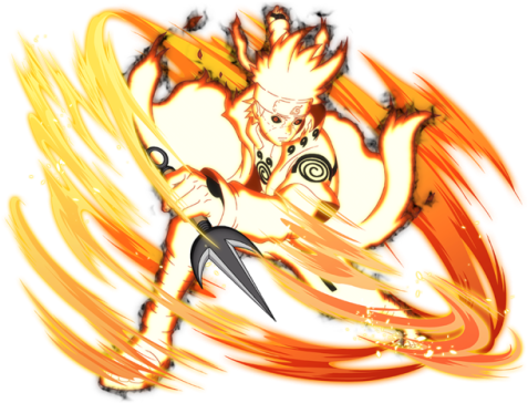 Minato Edo & Obito Jubi No Jinchuriki ✜ - Naruto Blazing Edo Minato (500x402), Png Download