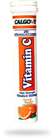 Calgovit High Strength Vitamin C Contains 1000mg Of - Calgovit Vitamin C (373x604), Png Download