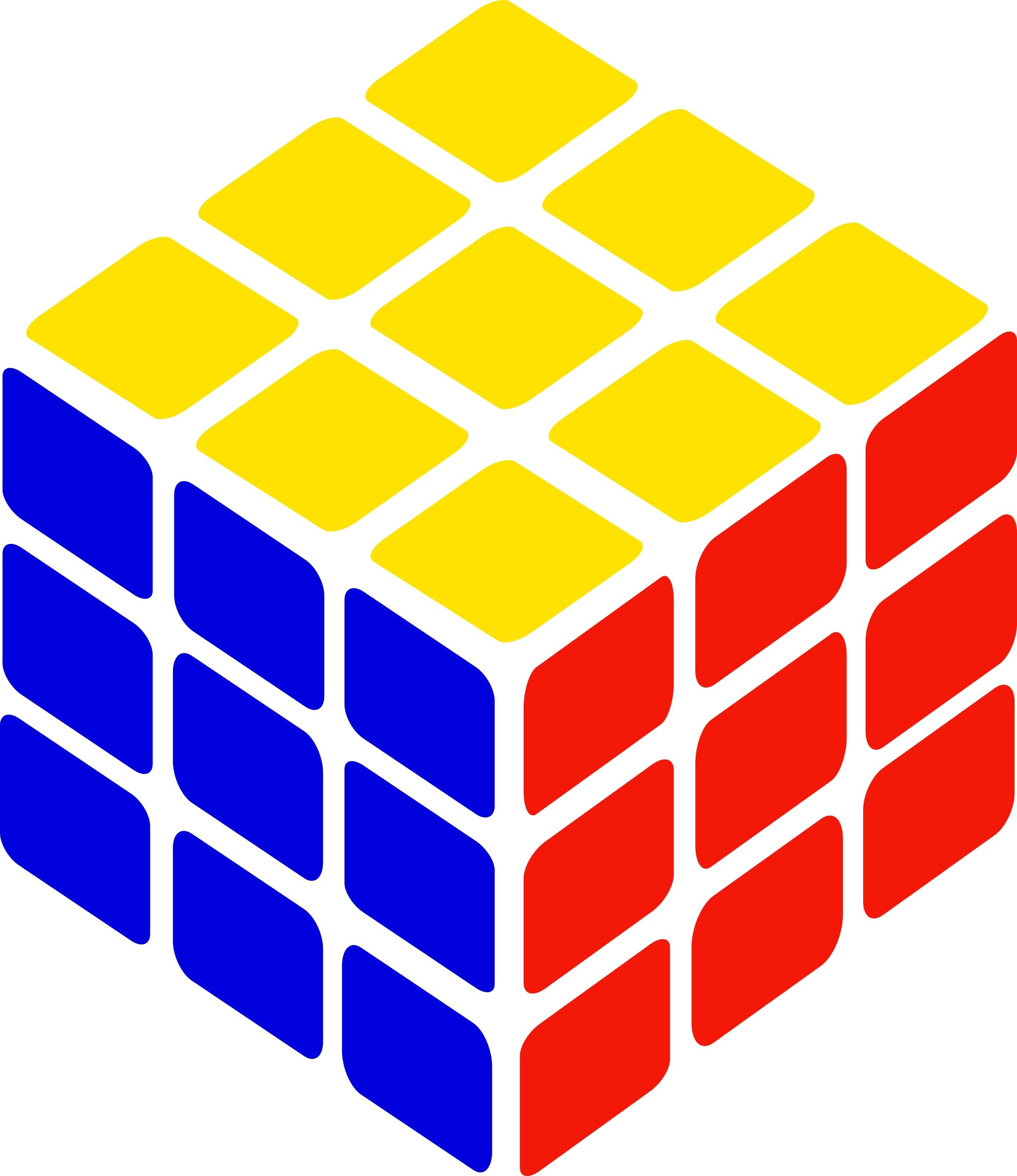 Rubik's Cube Png Background Image - Rubik's Cube Png (2076x2400), Png Download