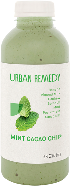 Mint Cacao Chip - Almond Milk (230x611), Png Download