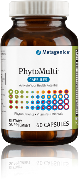 The Only Thing We're More Passionate About Than Health - Metagenics - Phytomulti - 60 Capsules (284x642), Png Download
