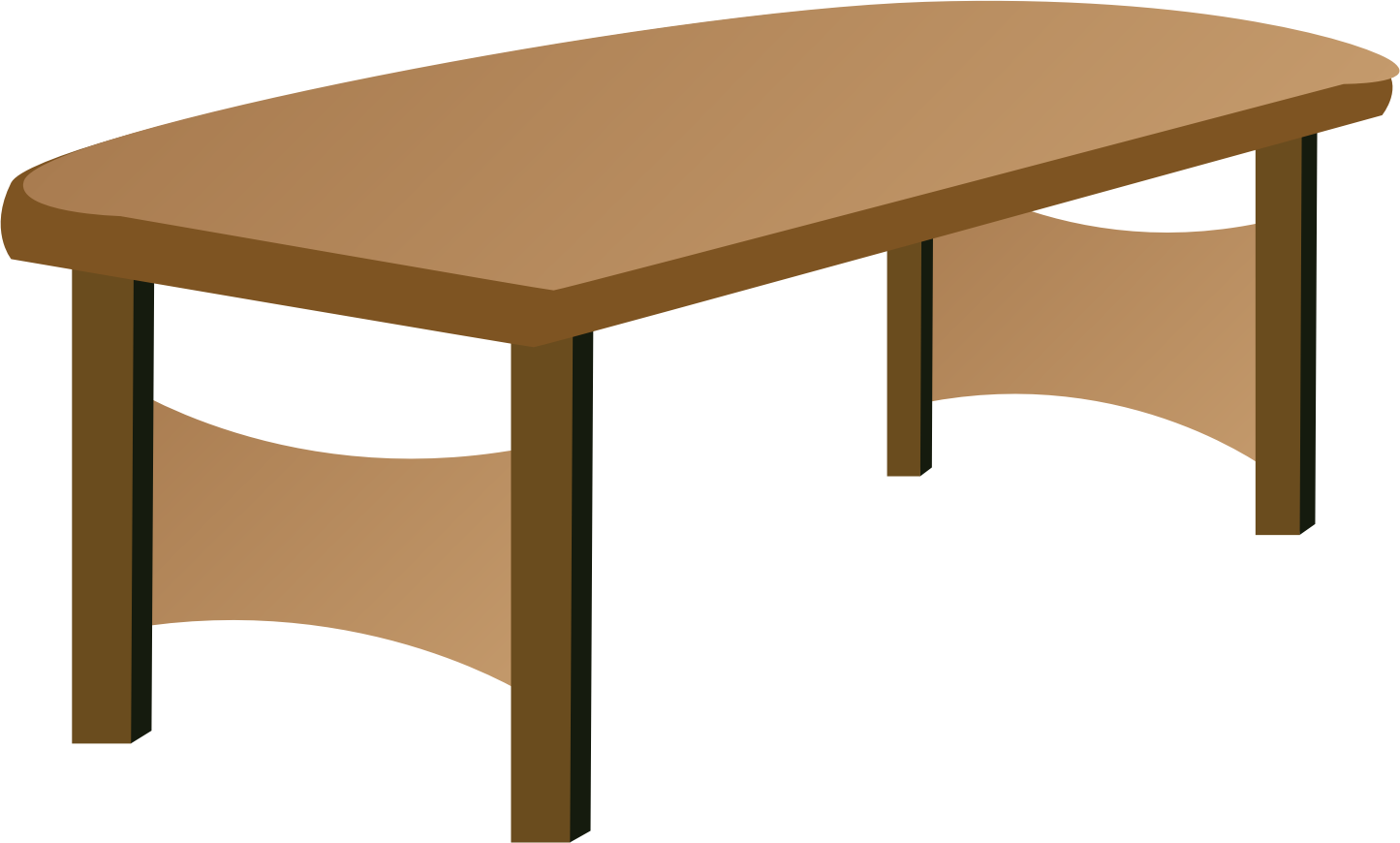 Table Transparent - Table With No Background (1445x870), Png Download