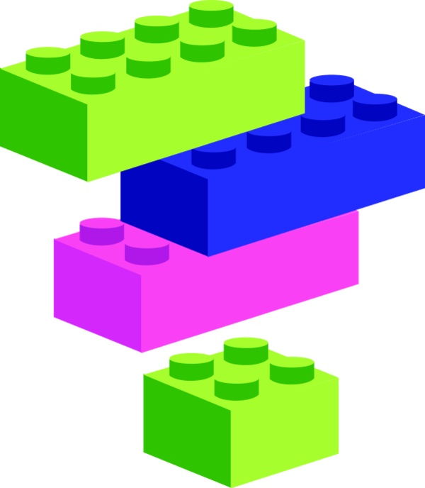 Vector Transparent Download Image Of Blocks Clip Art - Lego Clip Art (600x688), Png Download