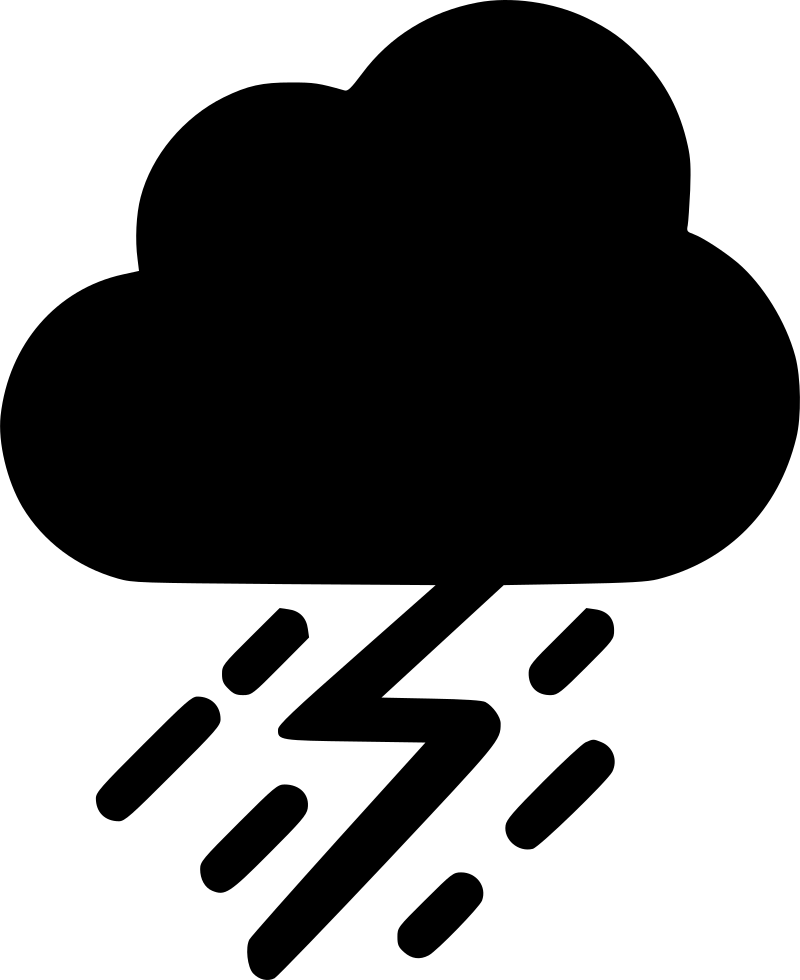 Cloud Lightening Rain Storm Comments - Heart (800x980), Png Download