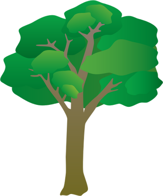 Ian Symbol Generic Tree Summer - Tree Symbol (332x400), Png Download