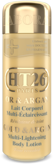 Deluxe Lightening Body Lotion Gold & Argan / Gamme - Ht26 Paris Ht26 Gold And Argan Body Lotion 500 Ml (540x540), Png Download