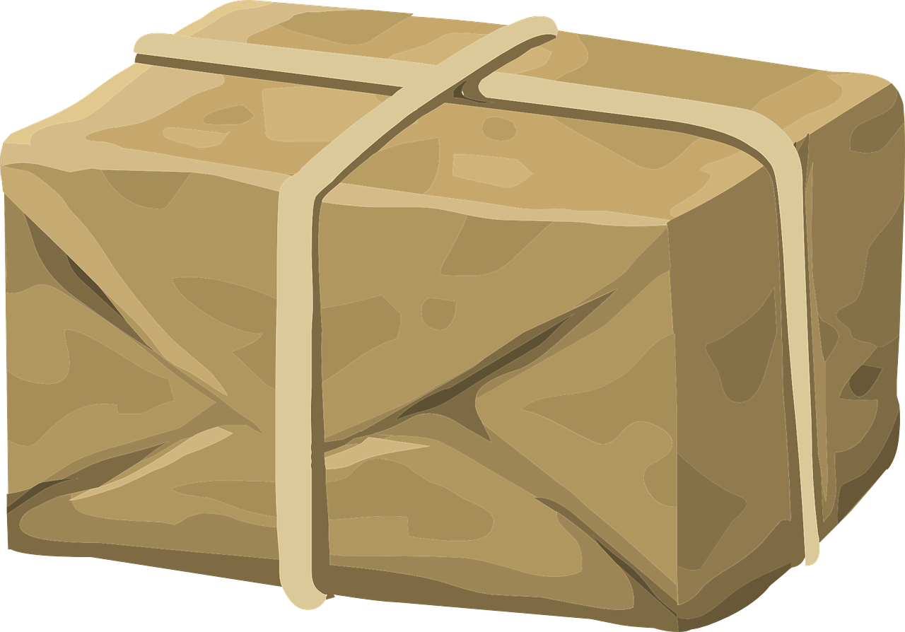 Parcel Package Packaging Box Delivery Ship - Tipos De Papel De Embalaje (486x340), Png Download