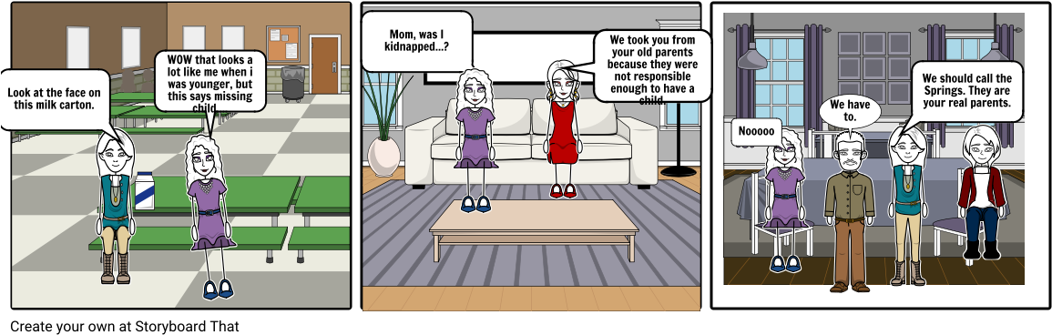 The Face On The Milk Carton - Cartoon (1164x385), Png Download