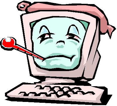 Svg Netsec Pertemuan - Broken Computer Clip Art (400x364), Png Download