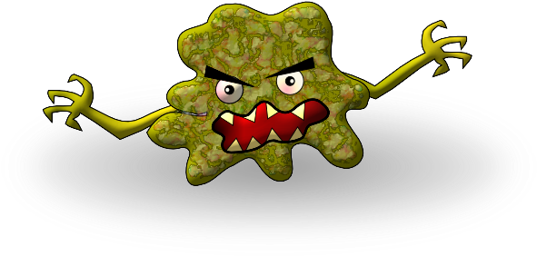 Virus - Cartoon Virus (600x325), Png Download