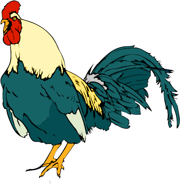 Rooster Clip Art Free - Rooster Clip Art (600x623), Png Download