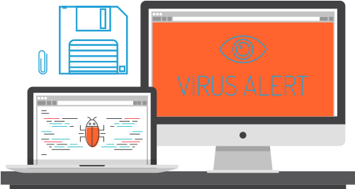 Computer Virus Malware - Malware Viruses Antiviruses (500x308), Png Download
