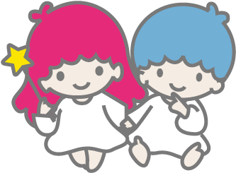 Little Twin Stars (400x400), Png Download