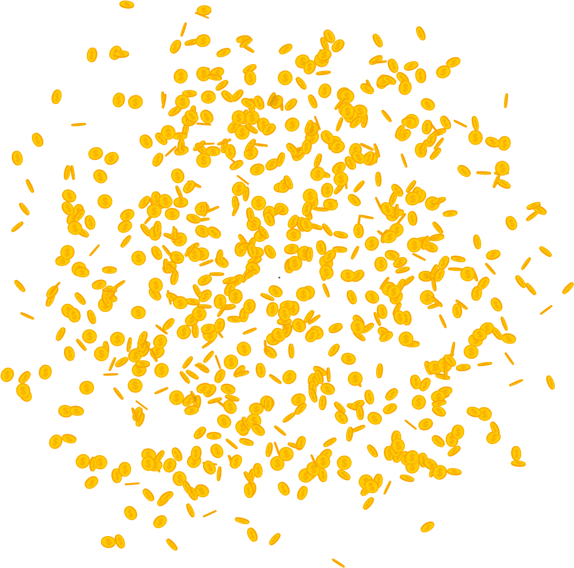 Coins Pack By Balyberdin - Illustration (4096x3072), Png Download