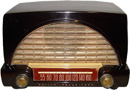 1950s Radio - 1940s Radio Png Transparent (450x309), Png Download