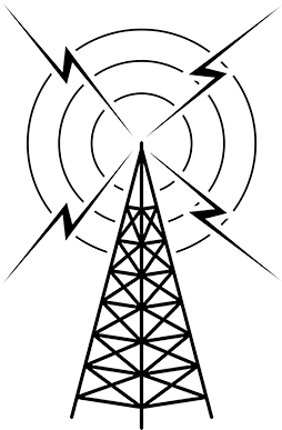 Clip Arts Related To - Radio Tower Clipart (400x400), Png Download