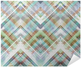 Seamless Handmade Geometric Pattern - Watercolor Painting (400x400), Png Download