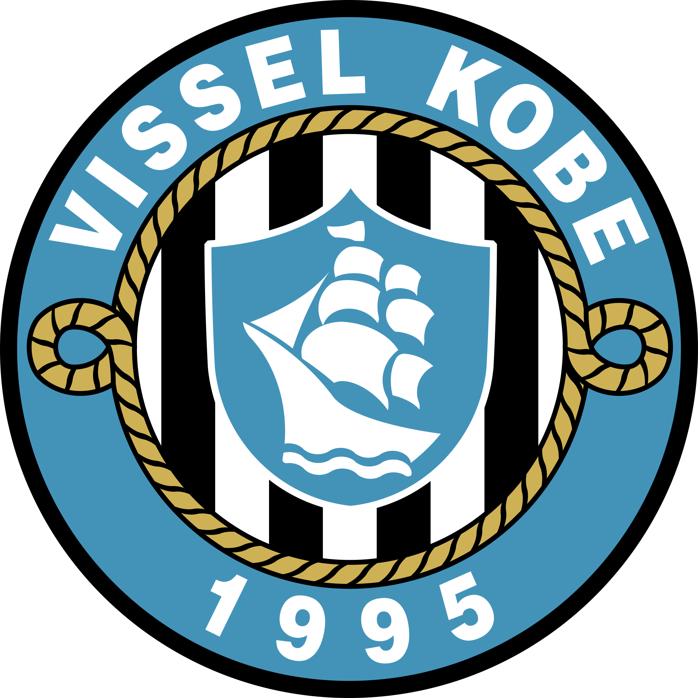 Kobe Logo Png Transparent - Vissel Kobe (2400x2400), Png Download