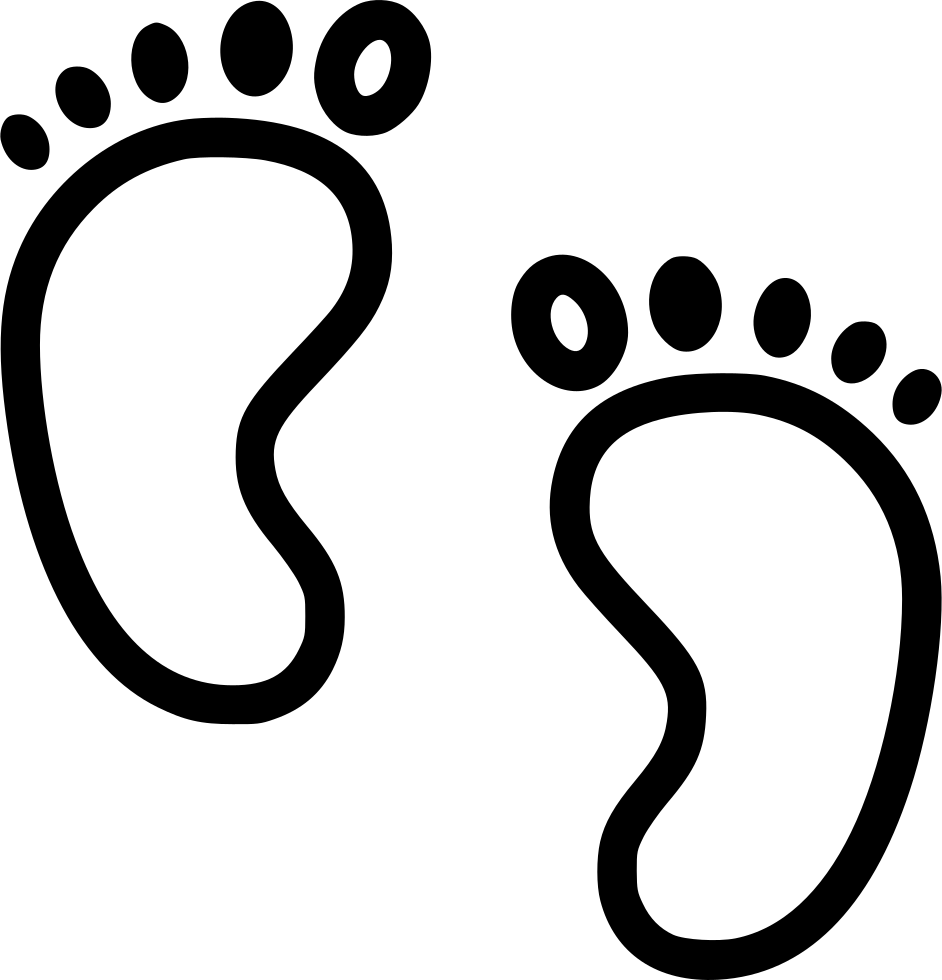 Baby Feet Comments - Baby Foot Icon Png (942x980), Png Download