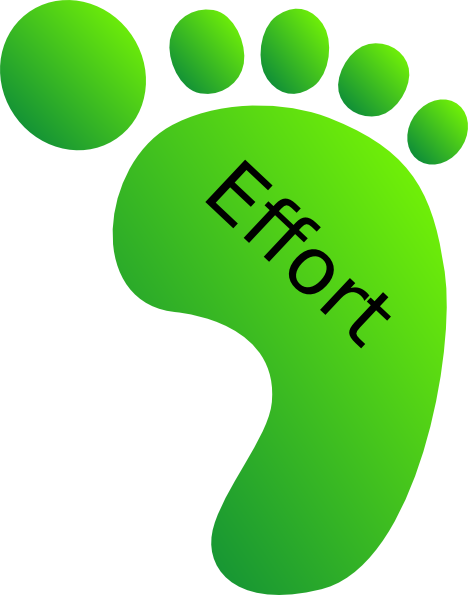 Small - Effort Clipart (468x595), Png Download
