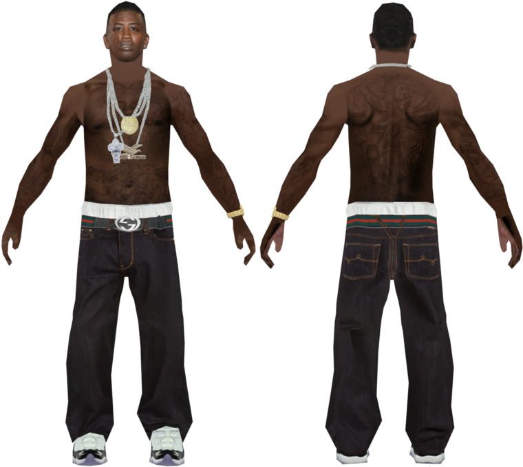 [shw] Gucci Mane - Gta Sa Gucci Mane (800x687), Png Download