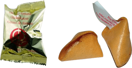 Broken Fortune Cookie (480x265), Png Download