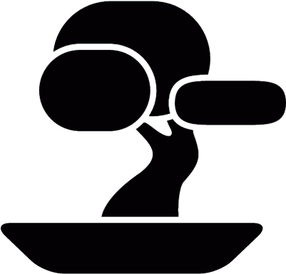 Bonsai Tree Vector - Bonsai Icon Png (400x400), Png Download