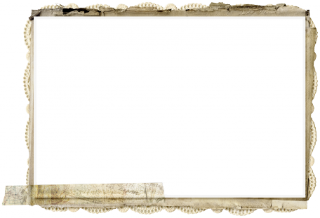 Stacked Torn Paper & Lace - Frames Graphics (456x311), Png Download